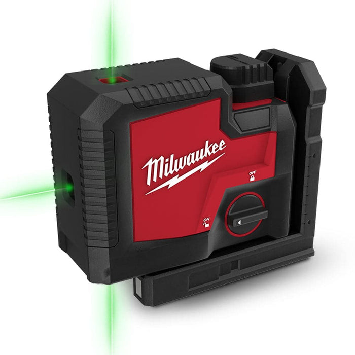 Milwaukee L43PL-301C 3 Point REDLITHIUM USB Rechargeable Laser Kit