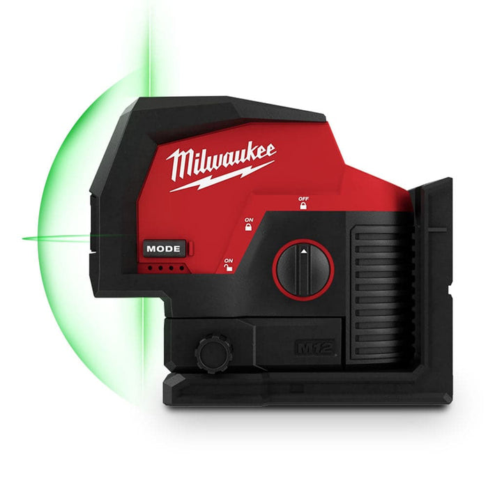 Milwaukee M12CPL-0C 12V Cross Line & Plumb Laser (Skin Only)