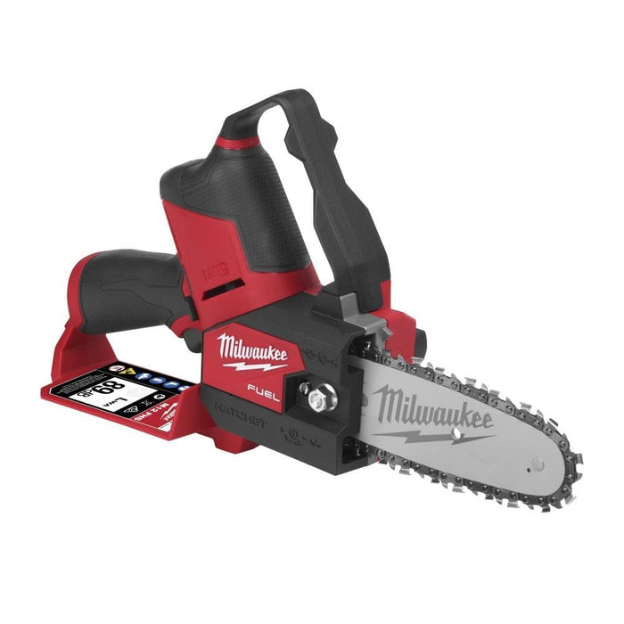 Milwaukee M12FHS-602B 12V 6.0Ah 152mm (6”) Cordless FUEL Hatchet Pruning Chainsaw Combo Kit