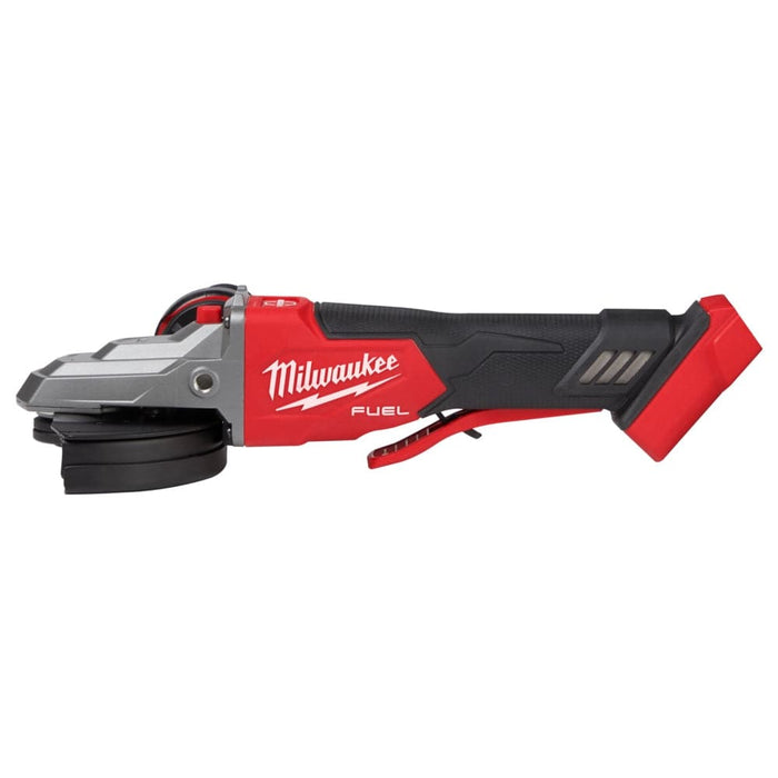 Milwaukee M18FAGF125XPDB-0 18V 125 mm (5") FUEL Flathead Braking Angle Grinder with Deadman Paddle Switch (Skin Only)