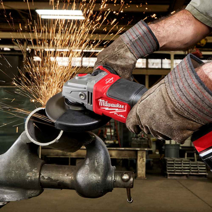 Milwaukee M18FSAG125XPDB-0 18V 125mm (5") FUEL Cordless Rapid Stop Angle Grinder (Skin Only)
