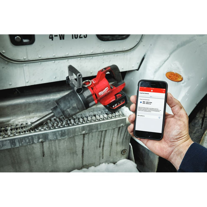 Milwaukee M18ONEFHIWF1D-0 18V 1" FUEL ONE-KEY Cordless D-Handle Extended Anvil High Torque Impact Wrench (Skin Only)