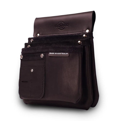 Buckaroo Buckaroo NBS3B 3-Pocket Black Leather Capernters Nail Bag