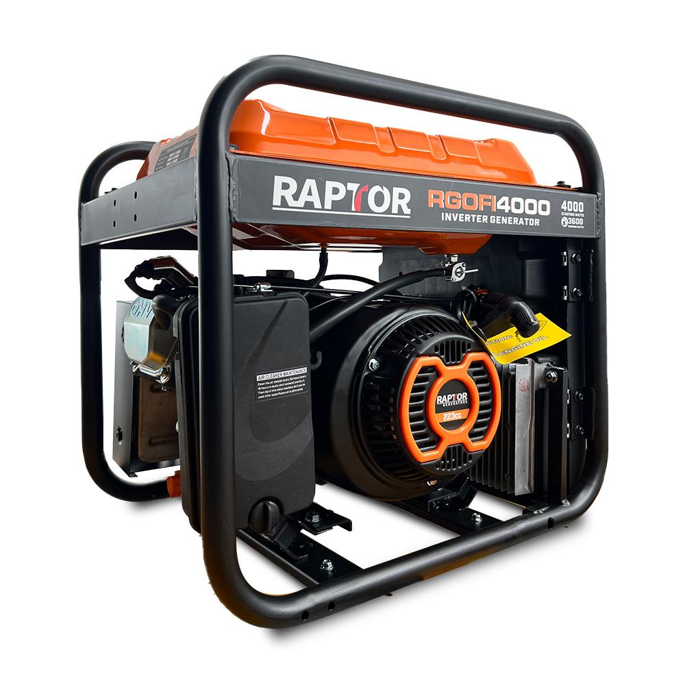 Raptor RGOFI4000 4000W 223cc 4-Stroke Petrol Open Frame Inverter ...