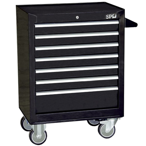 SP-Tools-SP40104-7-Drawer-Black-CUSTOM-Series-Roller-Cabinet