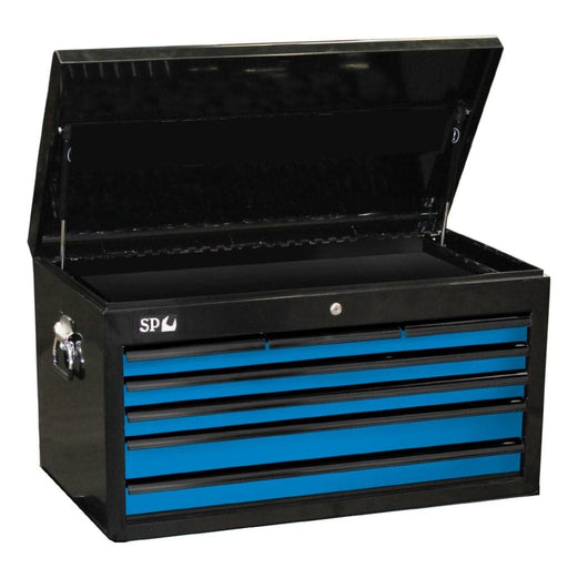 SP-Tools-SP40121-7-Drawer-Blue-Black-SUMO-CUSTOM-Series-Tool-Chest