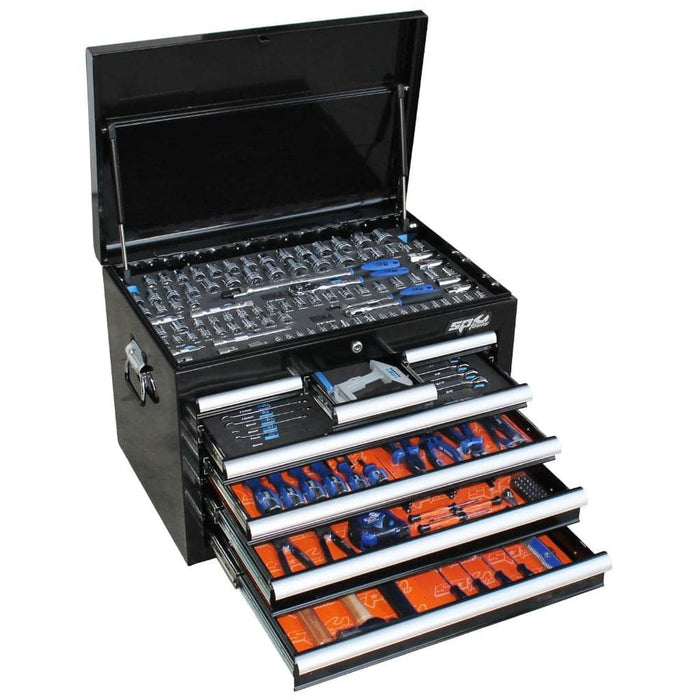 SP-Tools-SP50121-218-Piece-Metric-SAE-7-Drawer-Black-CUSTOM-Series-Tool-Chest-Kit