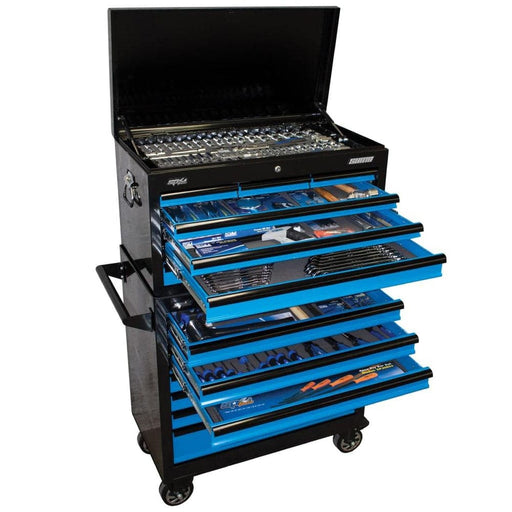 SP-Tools-SP50176-407-Piece-Metric-SAE-14-Drawer-Black-Blue-SUMO-Roller-Cabinet-Tool-Chest-Kit