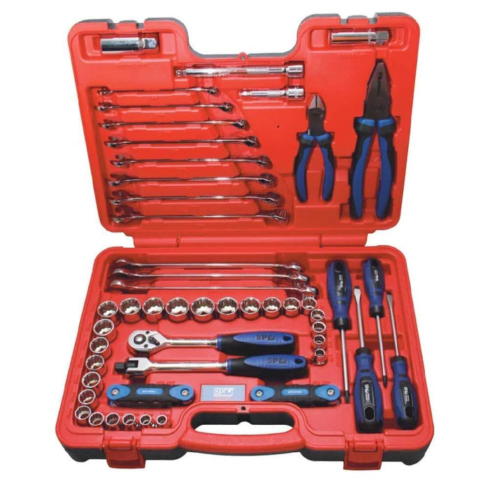 SP Tools SP51204 65 Piece Metric & SAE 3/8" Drive X-Case Tool Kit