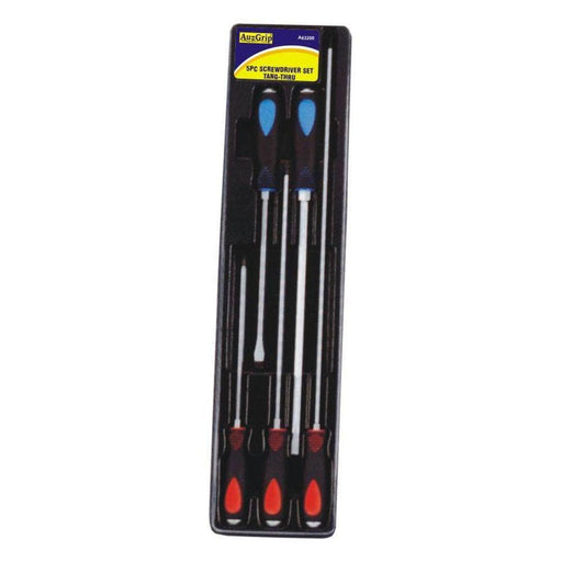 AuzGrip AuzGrip A63200 5 Piece Tang-Thru Screwdriver Set