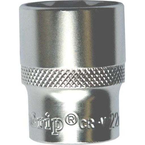 AuzGrip AuzGrip A75335 11/32" 12 Point 1/4" Square Drive Chrome Socket