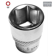 Current price AuzGrip A75544 7/16" 6 Point 3/8" Square Drive Chrome Socket