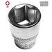 AuzGrip AuzGrip A75544 7/16" 6 Point 3/8" Square Drive Chrome Socket