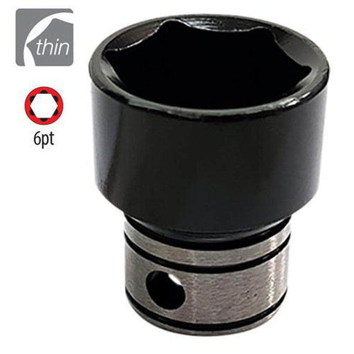 AuzGrip AuzGrip A84213 7mm 1/4'' Drive 6 Point Thin Wall Impact Socket