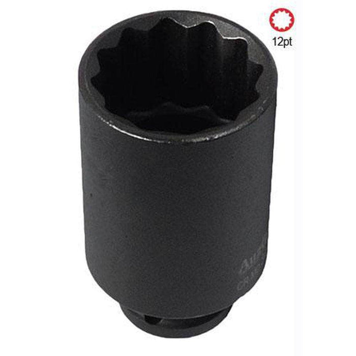 AuzGrip AuzGrip A84458 10mm 12 Point 1/2" Square Drive Deep Impact Socket