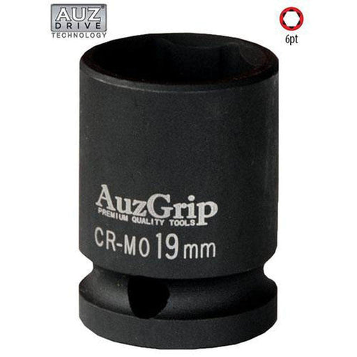 AuzGrip AuzGrip A84621 9mm 6 Point 1/2" Square Drive Impact Socket