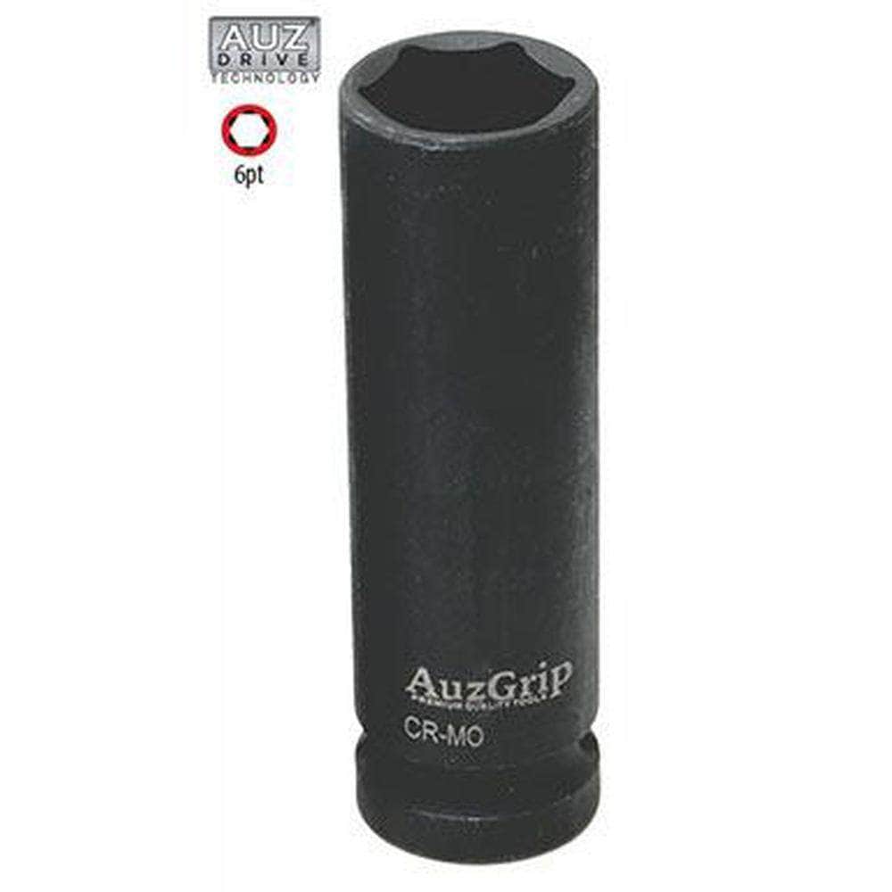 AuzGrip AuzGrip A84729 3/8" 6 Point 1/2'' Square Drive Deep Impact Socket