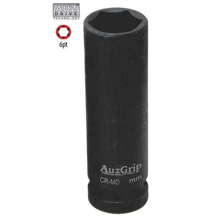 AuzGrip AuzGrip A84766 34mm 6 Point 1/2" Square Drive Deep Impact Socket