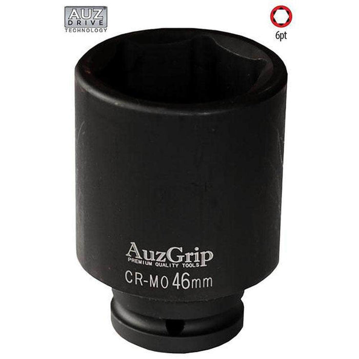 AuzGrip AuzGrip A86700 22mm 6 Point 3/4" Square Drive Deep Impact Socket