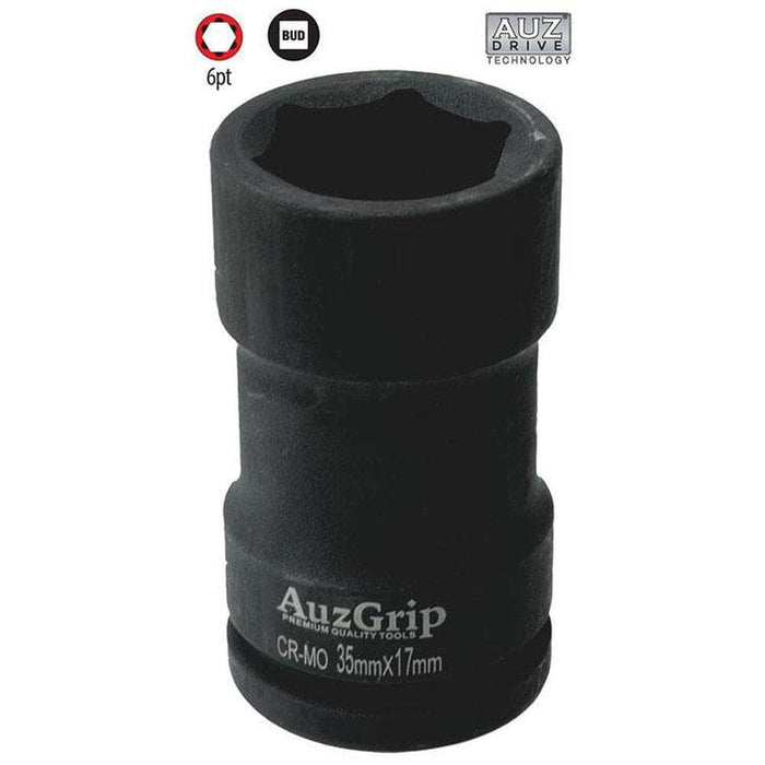 AuzGrip AuzGrip A86781 35mm 6 Point 3/4" Square Drive Budd Wheel Impact Socket