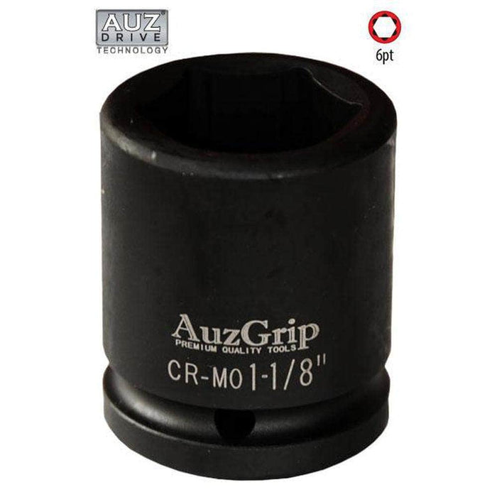 AuzGrip AuzGrip A87102 3-1/2" 6 Point 1" Square Drive Impact Socket