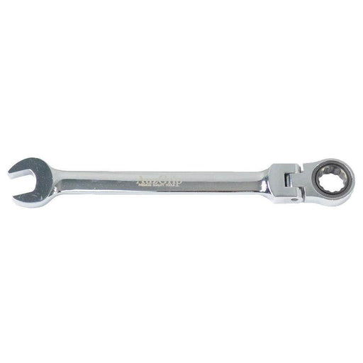 AuzGrip AuzGrip A89718 11mm Flexible Open End & Ring Combination Ratchet Spanner