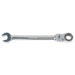 AuzGrip AuzGrip A89718 11mm Flexible Open End & Ring Combination Ratchet Spanner