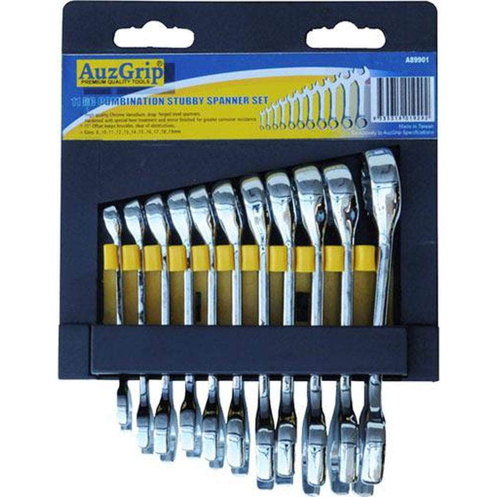 AuzGrip A89901 11 Piece Metric Stubby | Tools Warehouse