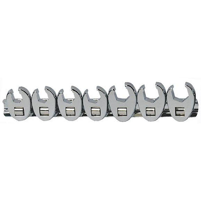 AuzGrip AuzGrip A90104 7 Piece SAE 3/8'' Square Drive Flare Nut Crowfoot Wrench Set