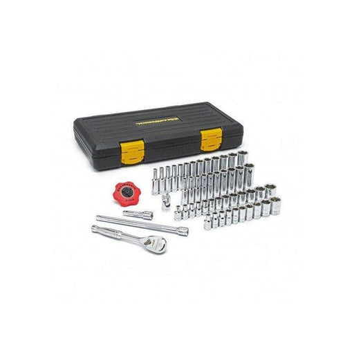 GearWrench GearWrench 80300P 51 Piece Metric & SAE 1/4" Square Drive Deep & Standard Socket Set