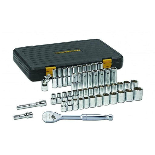 GearWrench GearWrench 80700P 49 Piece Metric & SAE 1/2" Square Drive Deep & Standard Socket Set