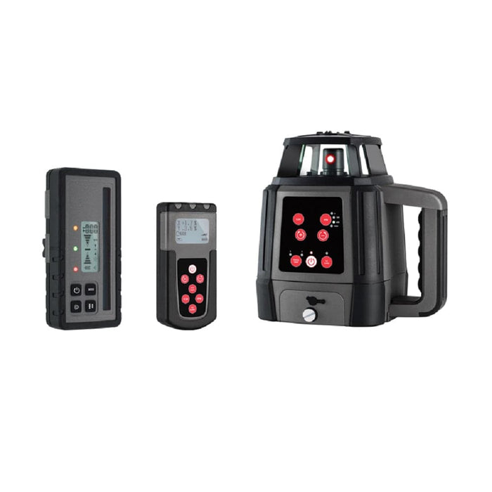 General Titanium 88140 Red Beam Rechargeable Horizontal & Vertical Rotary Laser Level