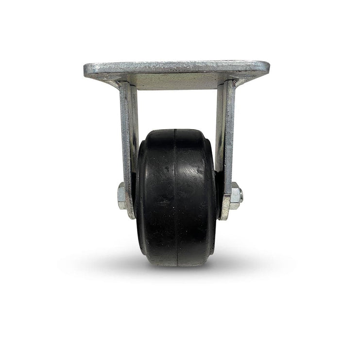 Grip 42084 150mm 250kg Rubber Moulded Cast Iron Fixed Castor