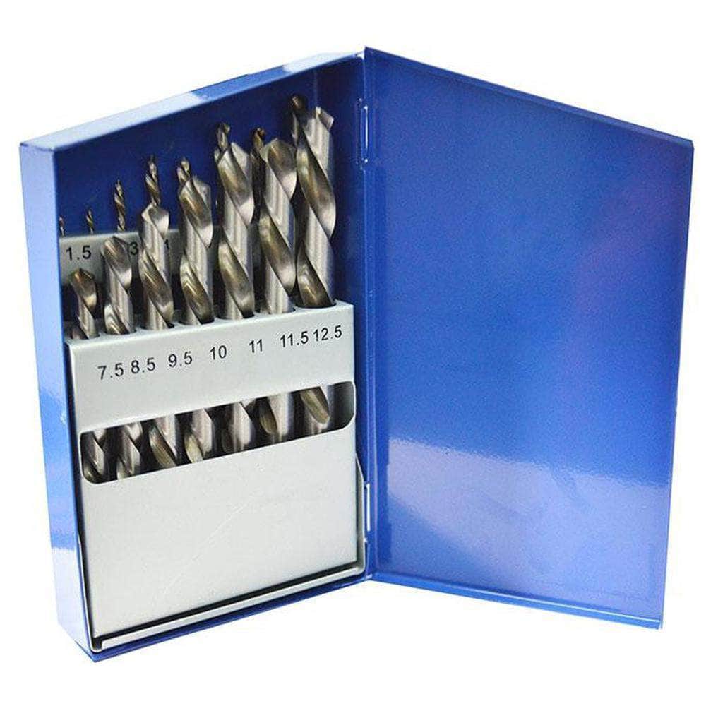 Insize IN0004 15 Piece HSS M2 Left Hand Drill Bit Set Tools Warehouse