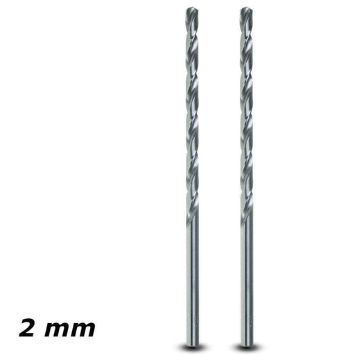 Insize Insize IN0402 Twin Pack 2mm HSS M2 Long Series Drill Bits