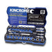 Kincrome Kincrome K27031 44 Piece Metric & SAE 1/4" & 3/8" Square Drive Lok-On Socket Set