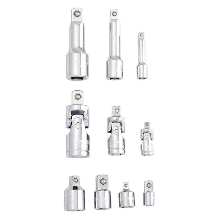 Kincrome Kincrome K2969 10 Piece Chrome Socket Accessory Set