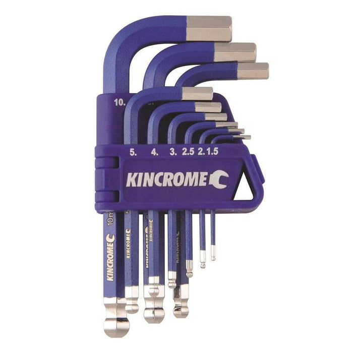 Kincrome Kincrome K5143 9 Piece Short Series Metric Hex Key & Wrench Set