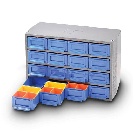 Kincrome Kincrome K7640 16 Drawer & 64-Container Interlockable Multi-Storage Tool Organiser