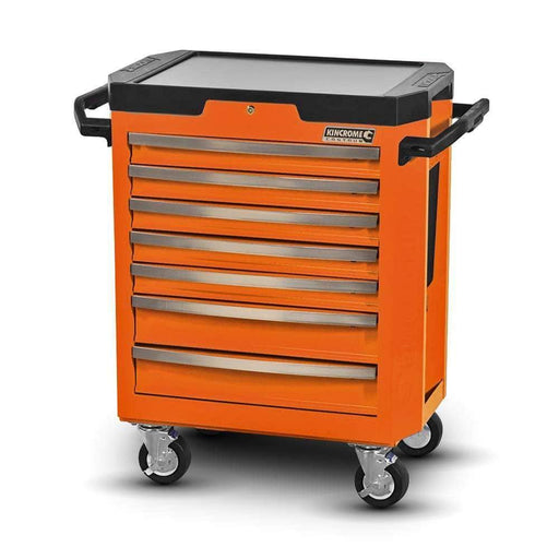 Kincrome Kincrome K7747O 7 Drawer Orange Flame Contour Tool Roller Cabinet