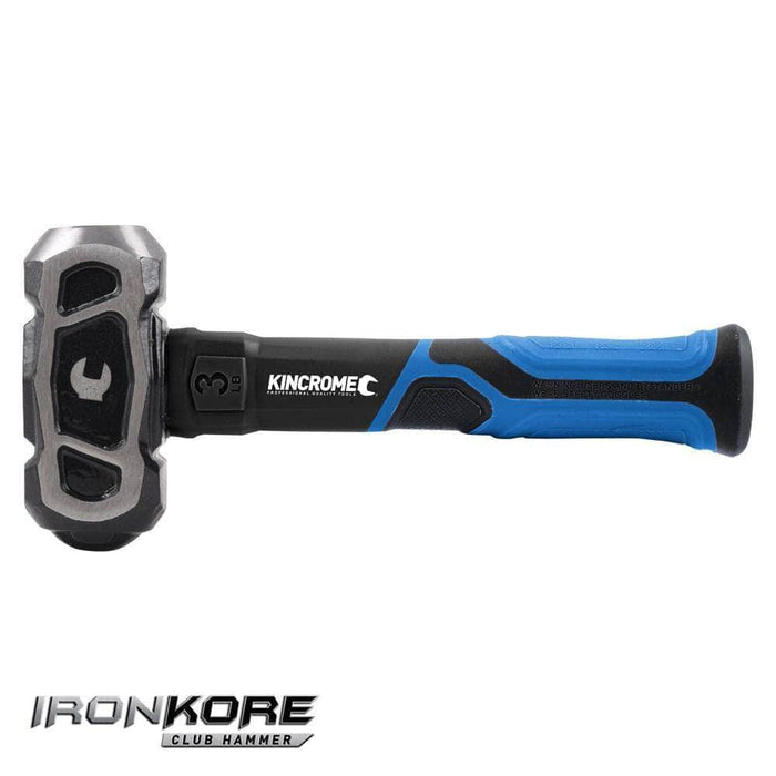 Kincrome Kincrome K9083 1.35kg (3Lb) 250mm Ironkore Club Hammer