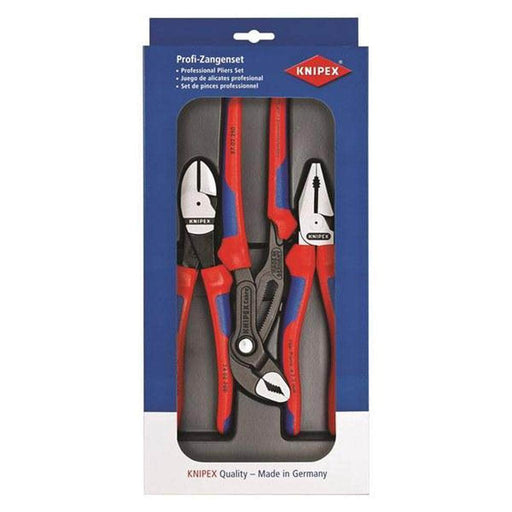 Knipex Knipex 002011S 3 Piece Heavy Duty High Leverage Cutter & Plier Set