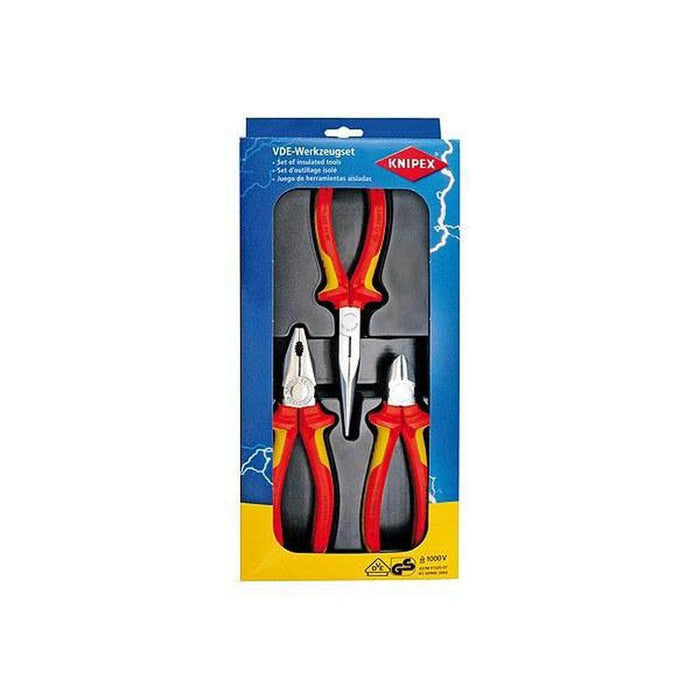 Knipex Knipex 002012 3 Piece 1000V Insulated Plier Set