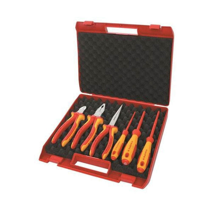 Knipex Knipex 0050 6 Piece 1000V Insulated Plier & Screwdriver Set