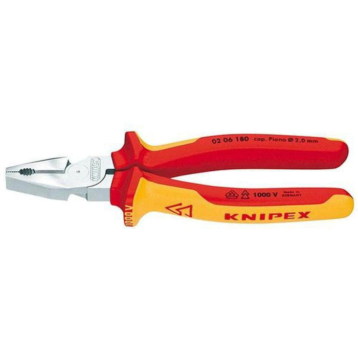 Knipex Knipex 0206180 180mm 1000V Insulated High Leverage Combination Pliers