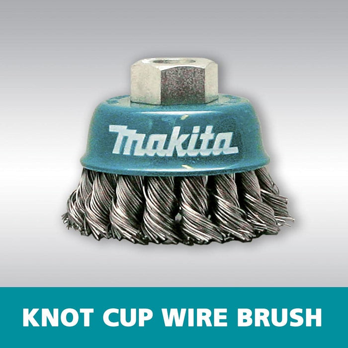 Makita D-55164 60mm x M14 Knot Cup Wire Wheel Brush
