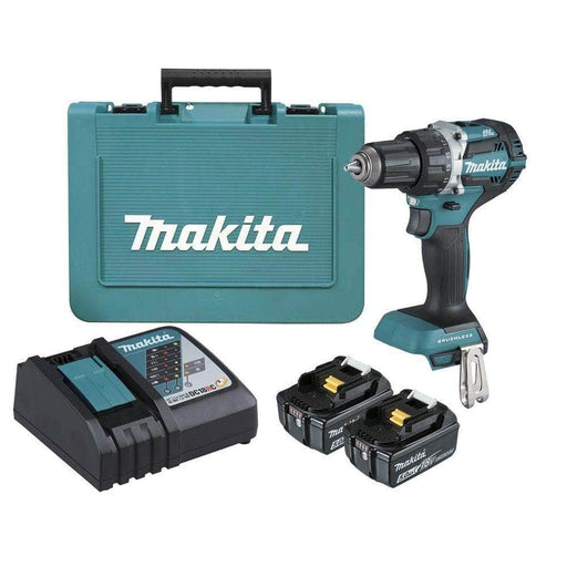 Makita Makita DDF484RTE 18V 5.0Ah Cordless Brushless Heavy Duty Drill Driver Kit