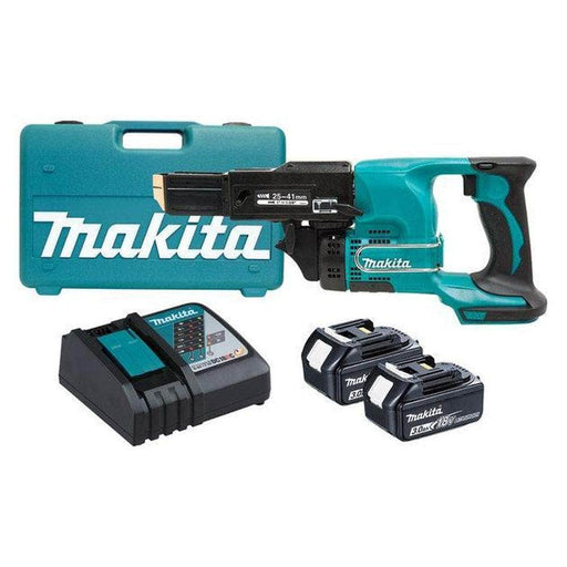 Makita Makita DFR450RFEX 18V 3.0Ah Cordless Auto Feed Screw Gun Kit