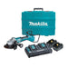 Makita Makita DGA700PTX1 36V (18V x 2) 5.0Ah 180mm (7") Cordless Brushless Angle Grinder Kit