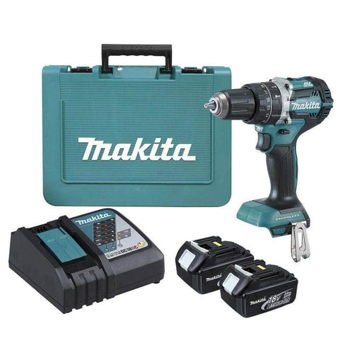 Makita Makita DHP484RFE 18V 3.0Ah Cordless Brushless Heavy Duty Hammer Drill Driver Kit